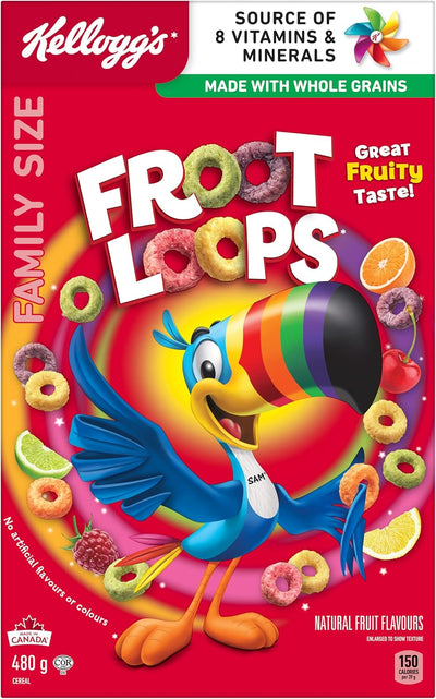 FAMILY SIZE FROOT LOOPS [480 g]