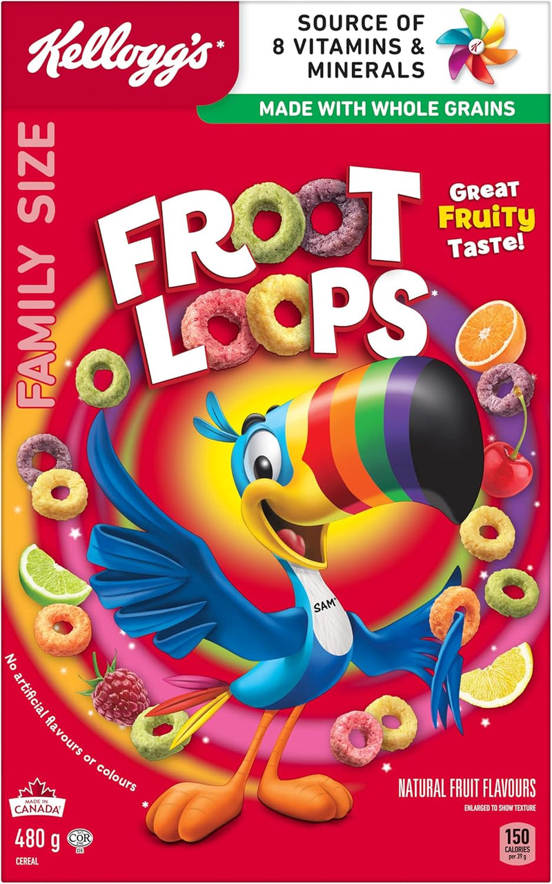 FAMILY SIZE FROOT LOOPS [480 g]