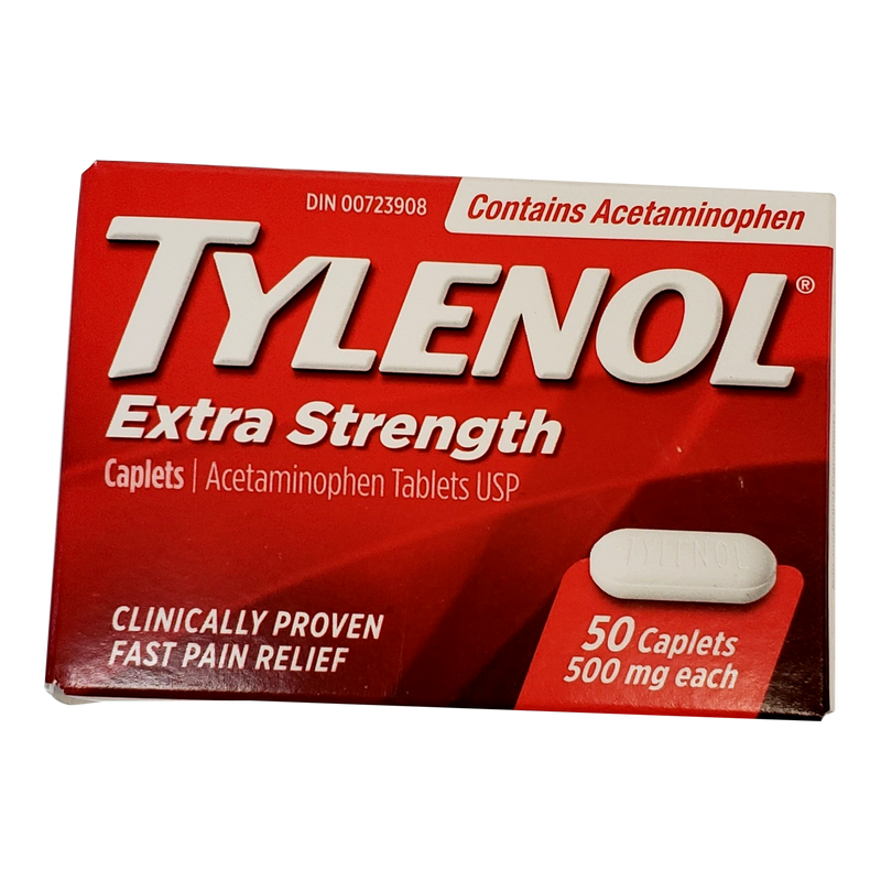 TYLENOL XSTR CAPLET 500MG 50