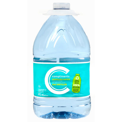 COMPLIMENTS DISTILLED WATER [4 l]