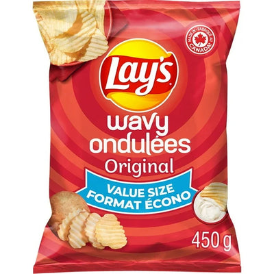 VALUE SIZE LAY`S WAVY CHIPS [450 g]