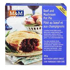 M&M BEEF & MUSHRM POT PIE [225 g]