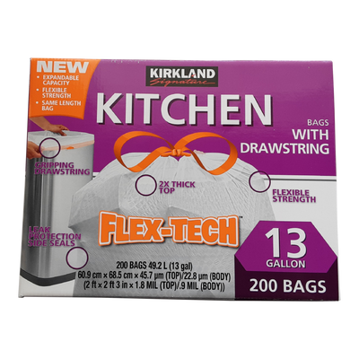 KIRKLAND DRAWSTRING KITCHEN BA [200 pcs]