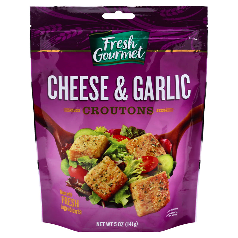 FRESH GOURMET CHS &GARLIC CROU [142 g]