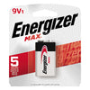 ENERGIZE MAX BATTERY 9V/1EACH [1 EA]