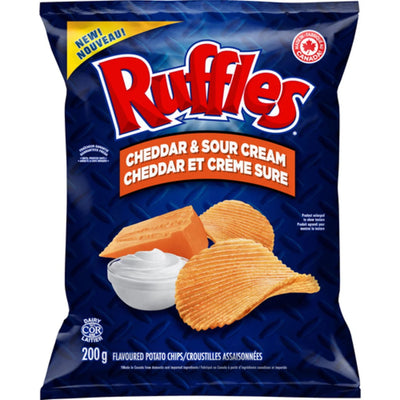 RUFFLES SOUR CREAM N CHEDDAR [200 g]