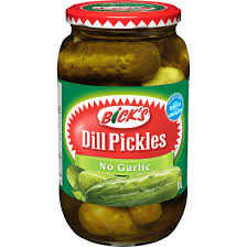 Bicks No Garlic Dill Pickles [1 ltr]