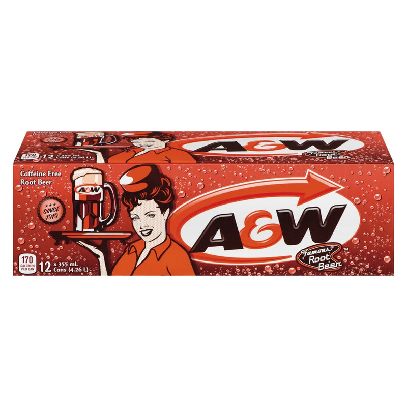A&W ROOT BEER 12x355mls [12 EA]