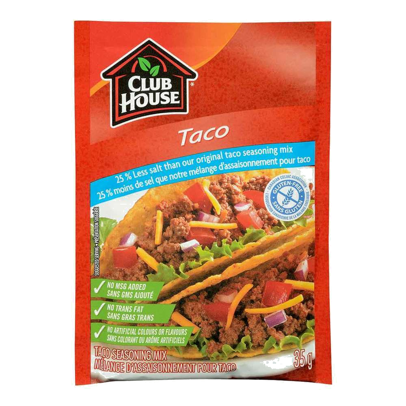 CLUBHSE TACO SEASONING 25% [165 g]