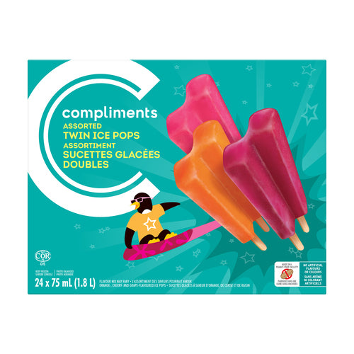 Comp ICE POPS TWIN ASSORTED 24 [24 pcs]