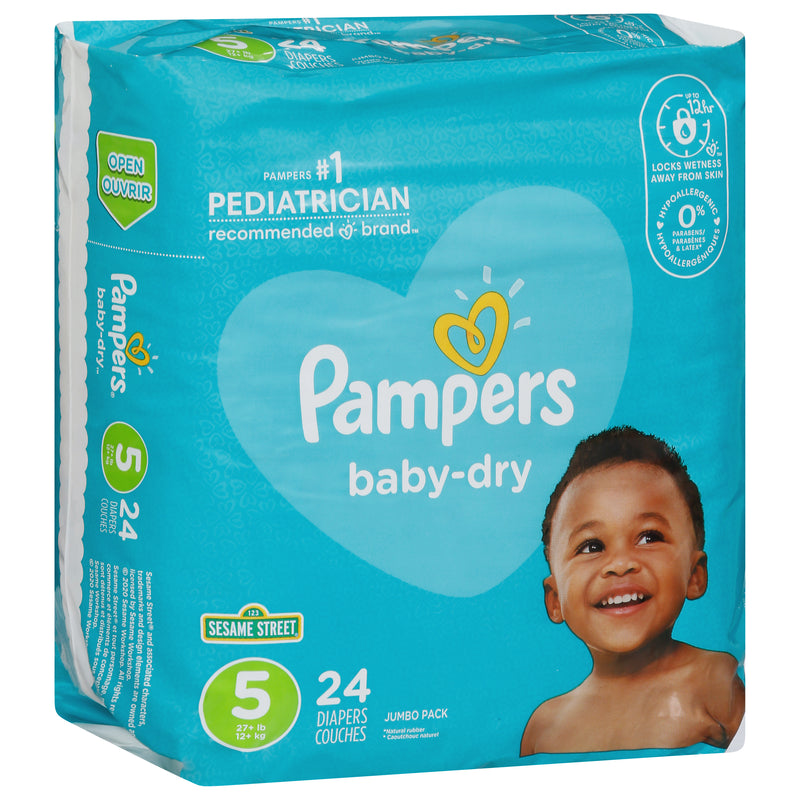 PAMPERS BABY SIZE 5 DIAPERS [24 EA]