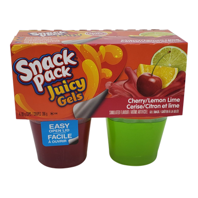 HUNTS JUICY GELS CHERRY/LEMON [4 /99 G]