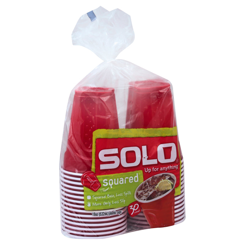 SOLO SQUARED PLASTIC CUPS 30S [30 ea]