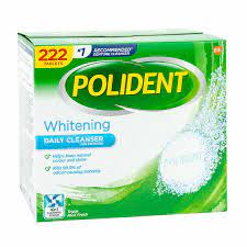 POLIDENT WHITENING CLEANSER [222 ea]