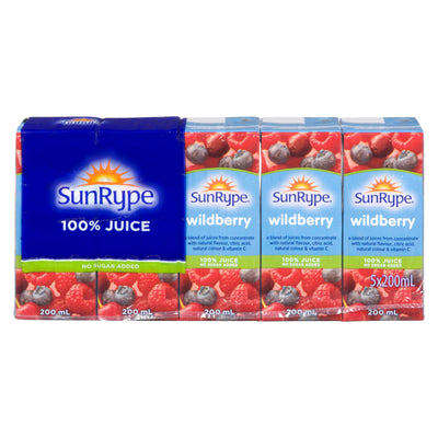 SUNRYPE WILDBERRY JUICE BOXES [1000 ml]