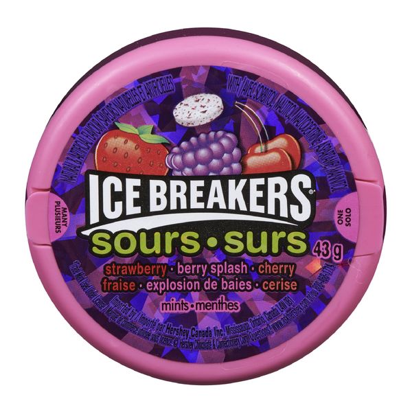 ICE BREAKERS SOURS STRAW/CHERR [43 g]