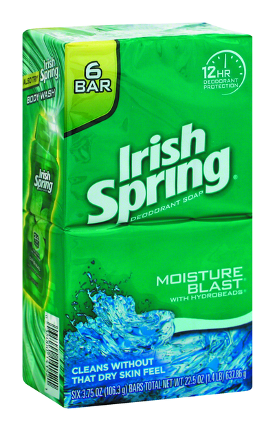 IRISH SPR BAR SOAP MOISTURE BL [6 ea]
