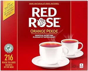 RED ROSE TEA BAGS ORANGE PKE [216 pcs]