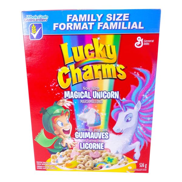 GM LUCKY CHARMS CEREAL 526g
