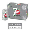7-UP ZERO 12PACK CAN [12 EA]