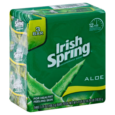 IIRISH SPR BAR SOAP ALOE [3 ea]
