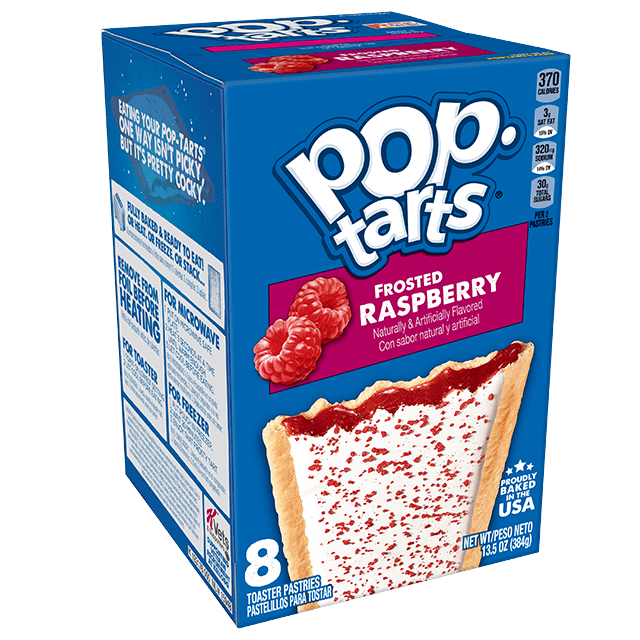KELLOGGS POP TARTS RASPBERRY [384 g]