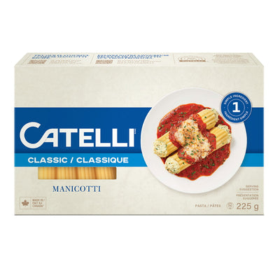CATELLI MANICOTTI NOODLES [225 g]