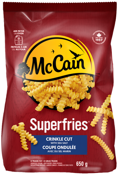 MCCAIN SUPER FRIES CRINKLE CUT [650 g]