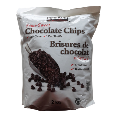 KIRKLAND SEMI SWEET CHOC CHIPS [2 kg]
