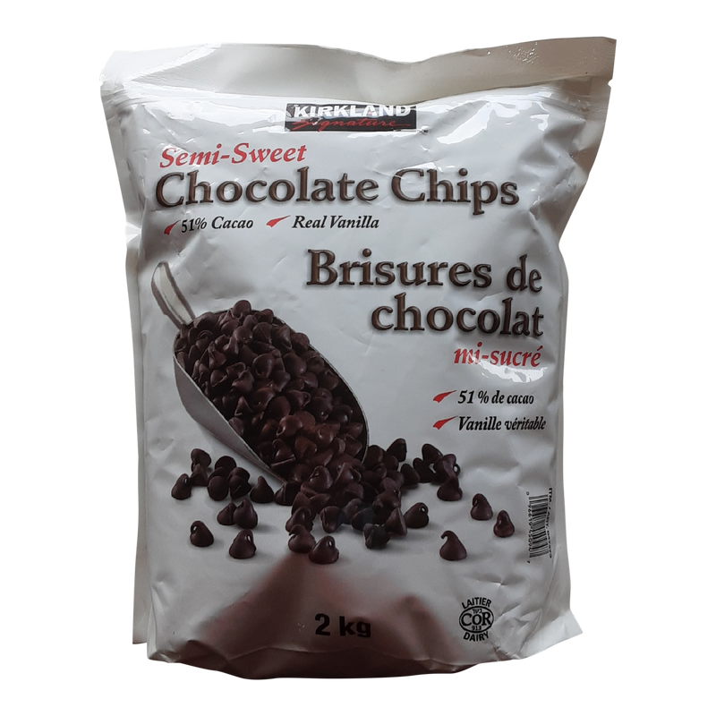 KIRKLAND SEMI SWEET CHOC CHIPS [2 kg]