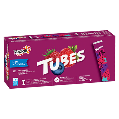 YOPLAIT MXED BERRY YOG TUBES [448 g]