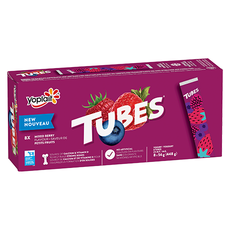 YOPLAIT MXED BERRY YOG TUBES [448 g]