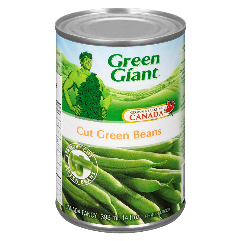 GREEN GIANT CUT GREEN BEANS [398 ml]