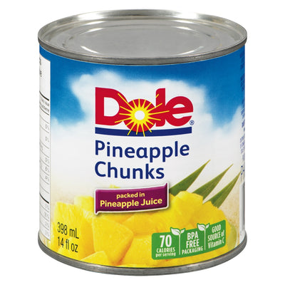 DOLE PNEAPPLE CHUNKS [398 ml]
