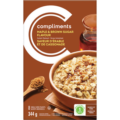 COMP INS MPL-BRN SUG OATMEAL [344 ea]