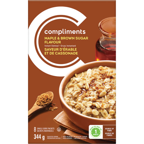 COMP INS MPL-BRN SUG OATMEAL [344 ea]