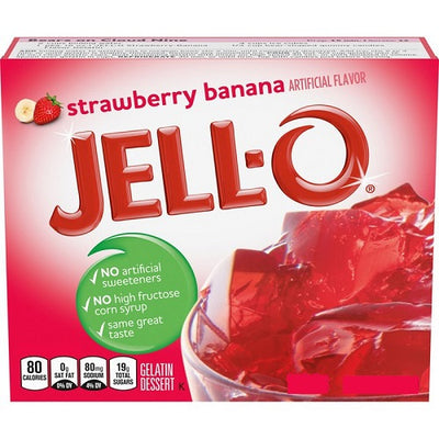 JELLO STRAWBERRY BANANA [85 g]