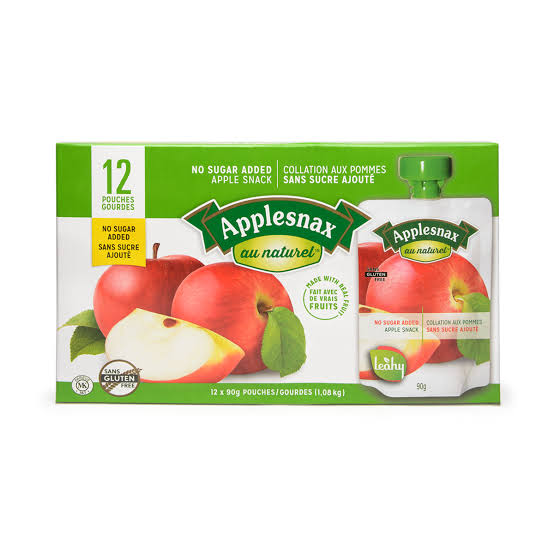 APPLESNAX APPLE SAUCE 12X90G [12 ea]