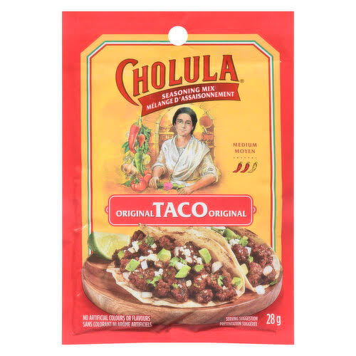CHOLULA TACO SEASONING ORG [28 g]