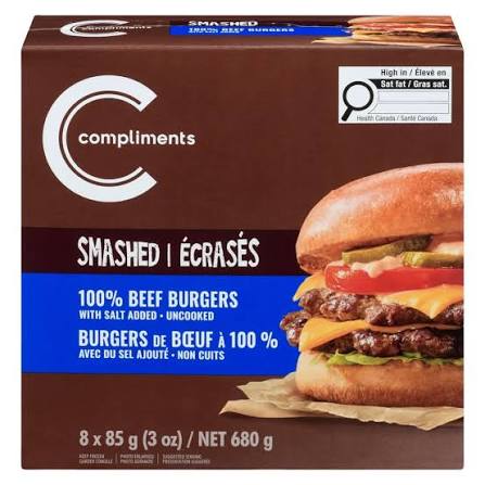 COMP SMASHED BURGERS [680 g]