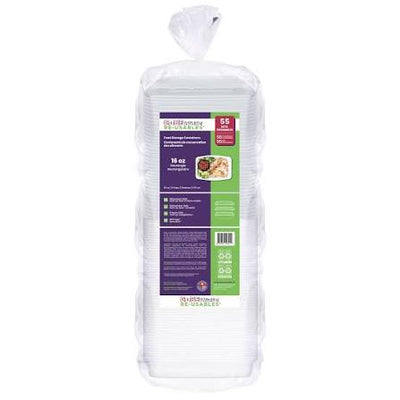 CUBE WARE 16oz Rectangle food [55 ea]