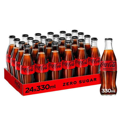 Coke Zero Glass Bottles x 24 p [24 pcs]