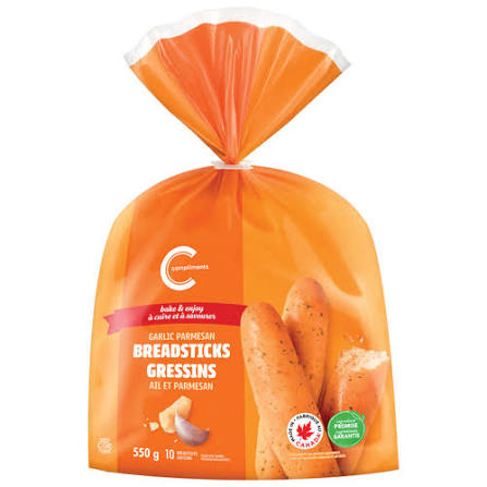 Compliments Garlic Parm Breadsticks
