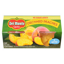 DELMONTE DICED PEACHES 4PK [4 ea]