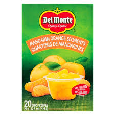DelMonte Mandarin Cups 20s [20 pcs]