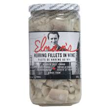 ELMANS HERRING IN WINE FILLETS [600 g]