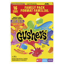 GEN MILLS GUSHER`S SNACKS 16`S [368 g]