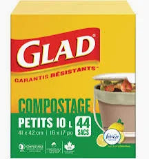 GLADWSTE BAGS COMPOSTABLE 44EA [44 ea]