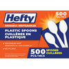 HEFTY PLASTIC SPOONS 500 [500 ea]