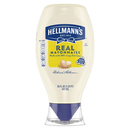 HELLMANS REAL MAYONAISE SQZ [591 ml]